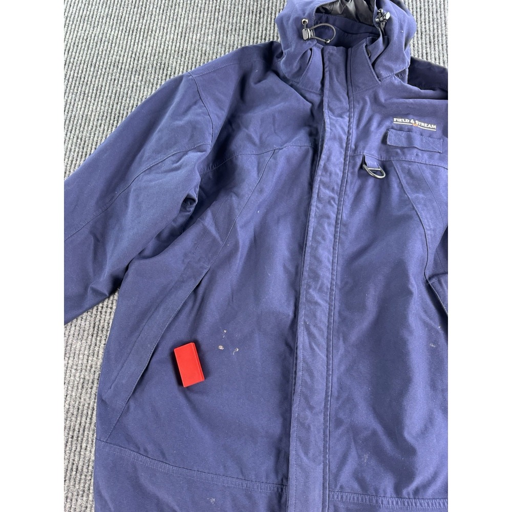 Field Stream Hydro Suit Jacket Medium Blue Outdoor Hunting Rain Pants Large - Picture 3 of 16